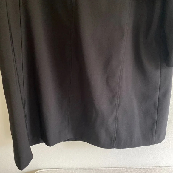JONES New York Black Dressy  Lined Trench Coat Size 16 - Picture 10 of 15